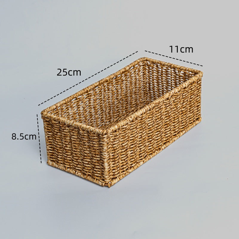 Ladies Rectangular Natural Basket Area Bowlift