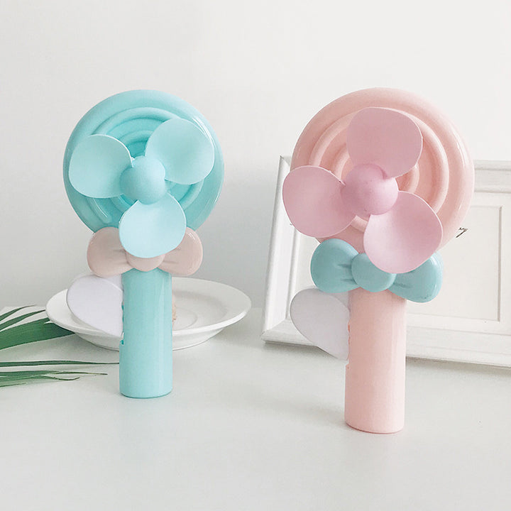 Women's Portable Hand Fan in Candy Shape Design Bowlift