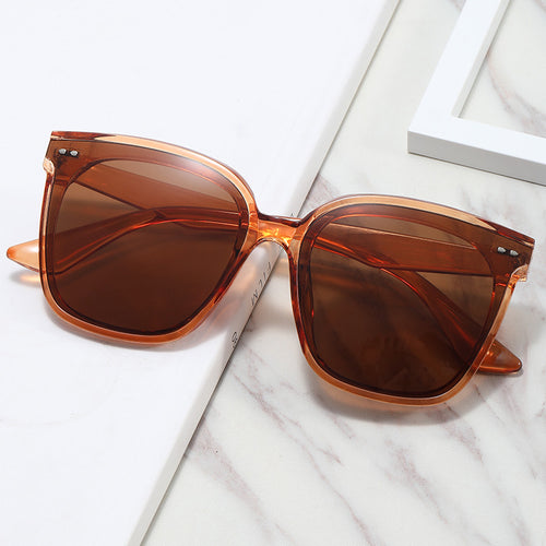 Ladies square sunglasses with mirrored gradient Bowlift
