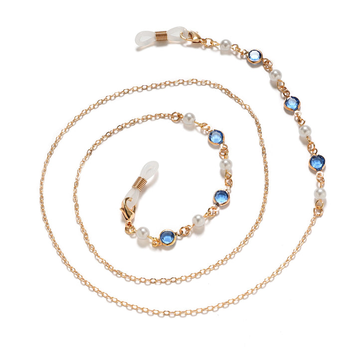 Elegant Pearl and Amethyst Eyewear Chain Bowlift