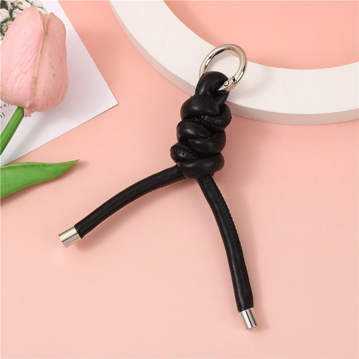 Decorative Leather Keychain Bowlift