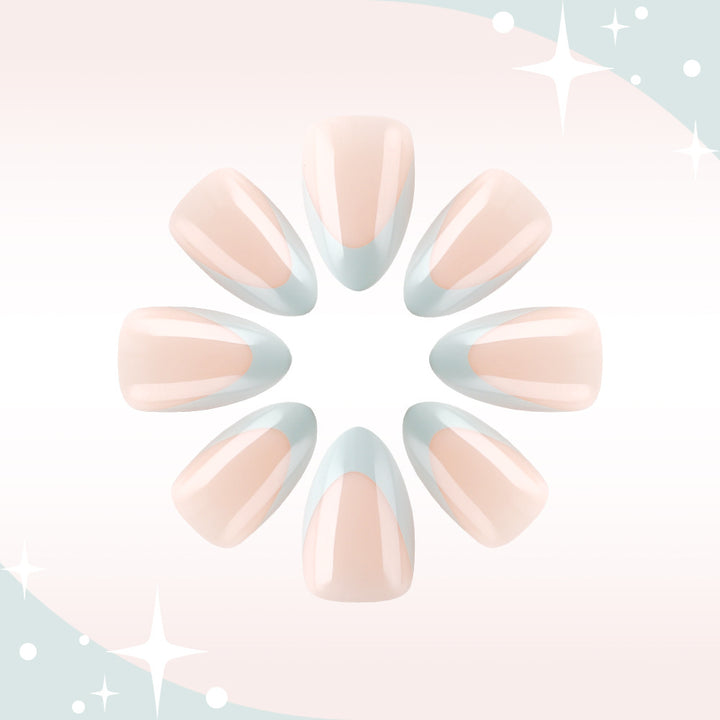 French Tip Elegant Gel Nail Design Bowlift