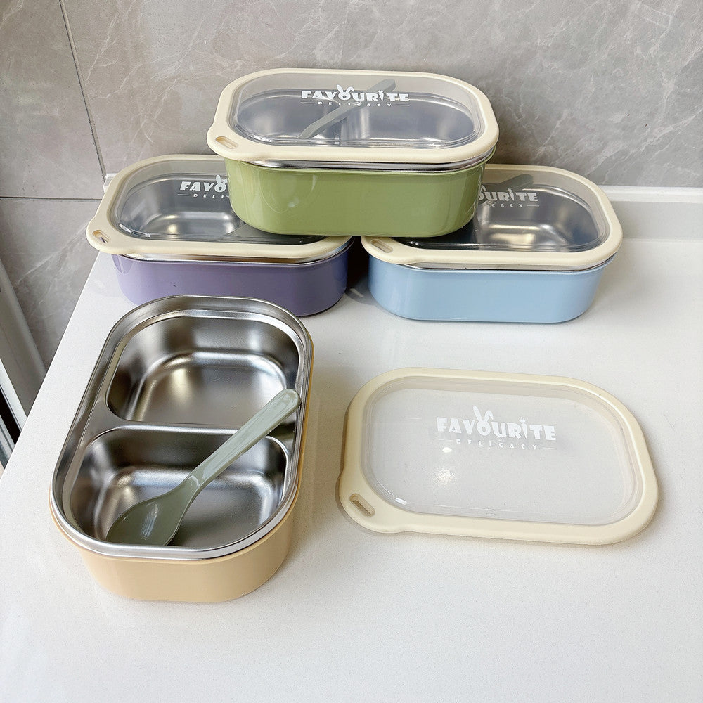 Elegant Dual-Compartment Lunch Box