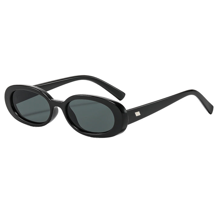 Women's fashionable sunglasses with oval frame and trendy lenses Bowlift
