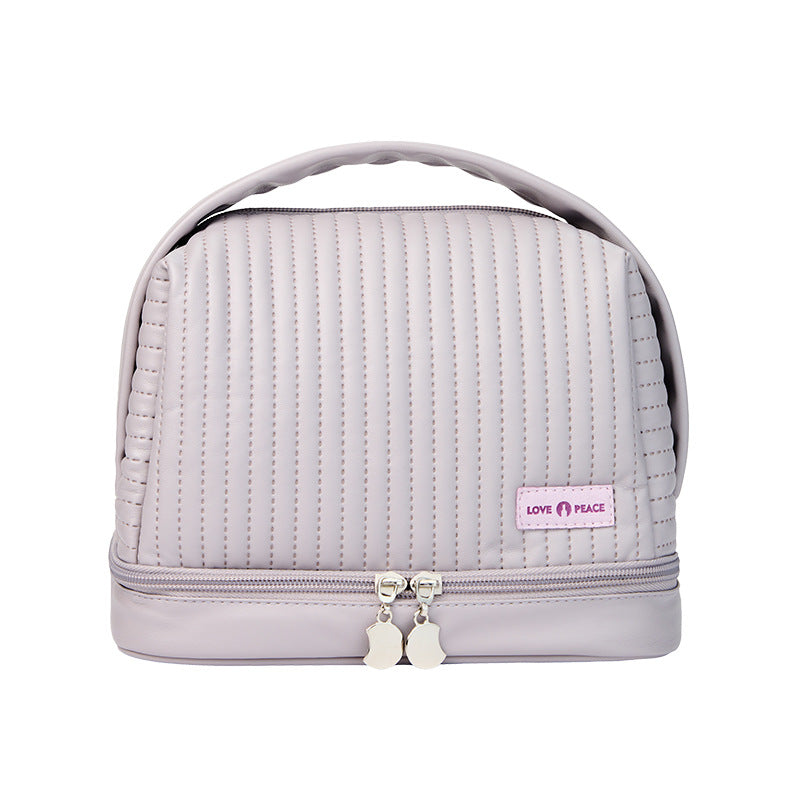 Elegant Quilted Makeup Case Bowlift