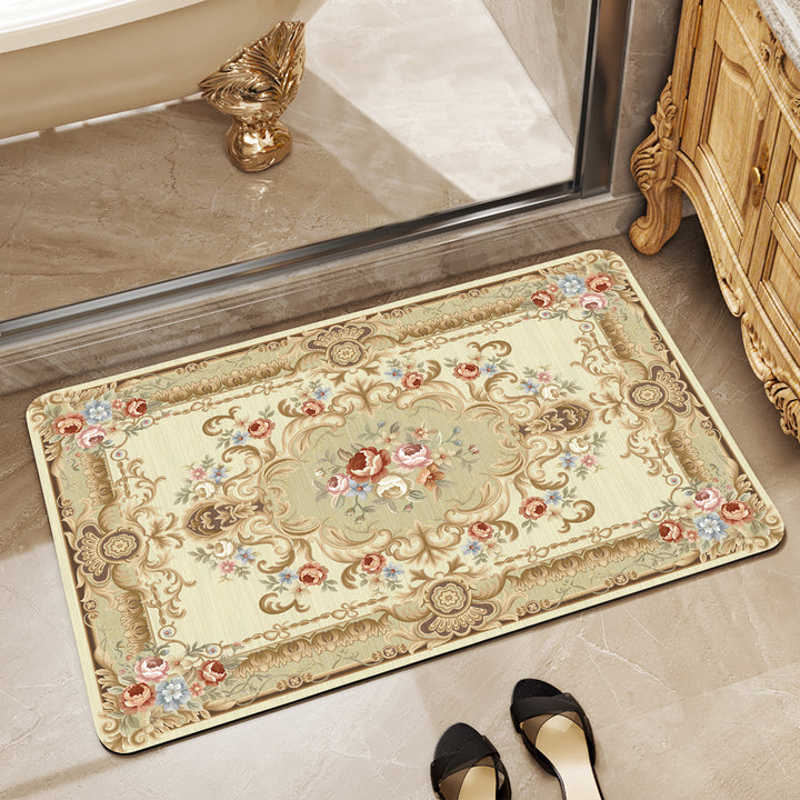 Luxurious Vintage-Inspired Bath Mat Bowlift