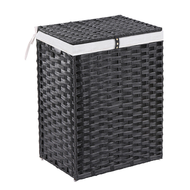 Woven Storage Cube with Lid Bowlift
