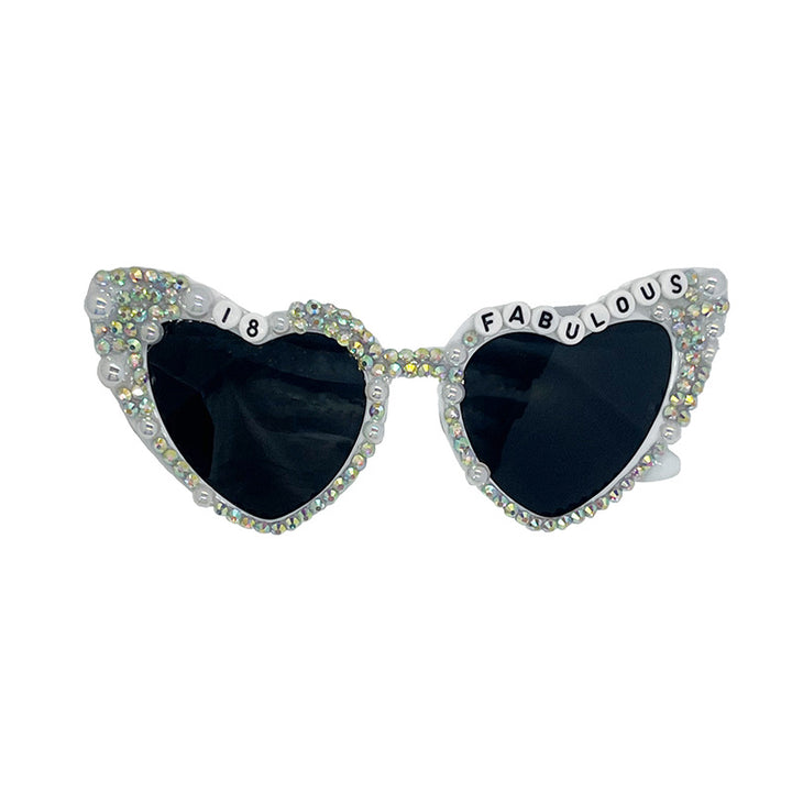 Glamorous Heart-Shaped Sunglasses Bowlift