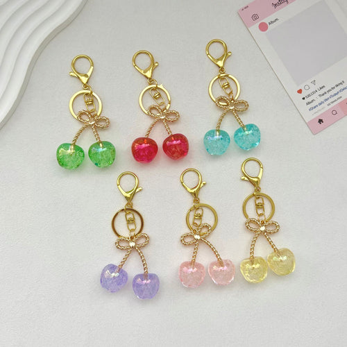 Cherry-Inspired Decorative Keychain Bowlift