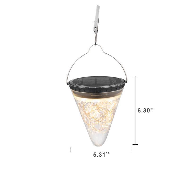 BowLift | Solar Cone Shaped Outdoor Waterproof Decorative Garden Light