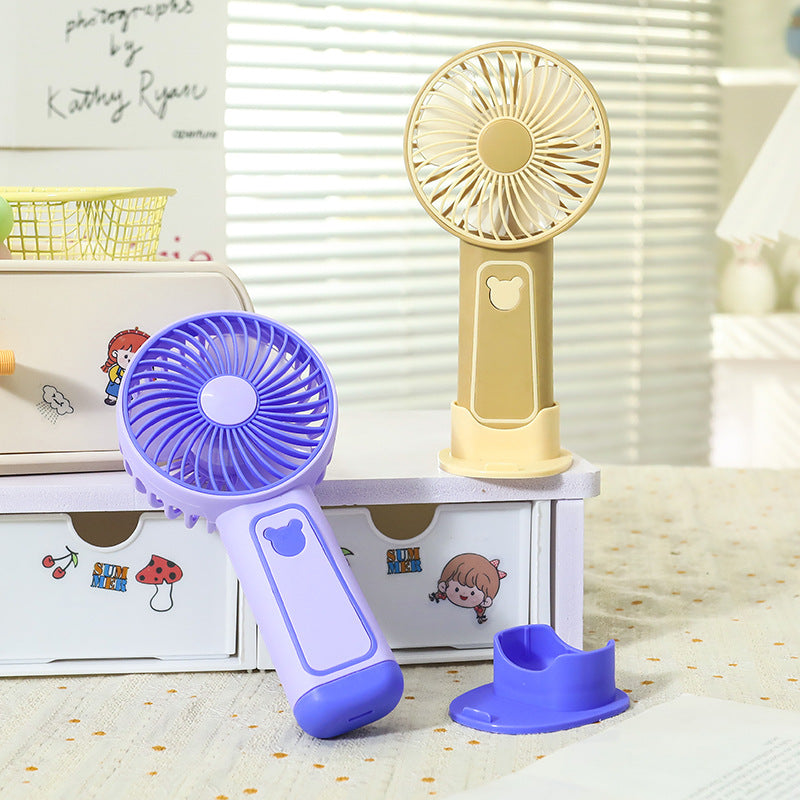 Ladies Portable Hand Fan Bowlift