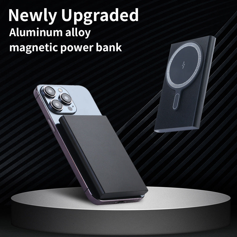 Portable Magnetic Power Bank with Fast Inductive Charger Bowlift