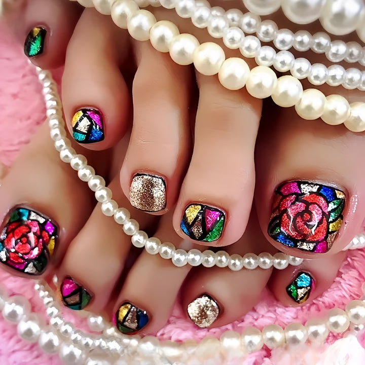 Artificial nails for elegant foot care Bowlift