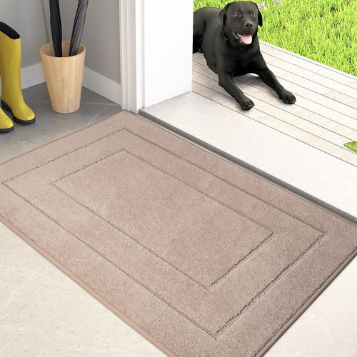 Plush Rectangular Bath Mat Bowlift