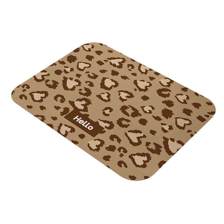 Stylish Animal Print Kitchen Mat