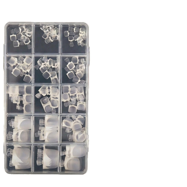 Premium French Tip Gel Toenail Art Set Bowlift