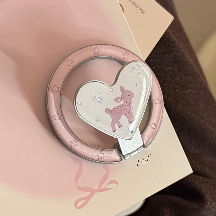 Hand mirror in heart-shaped design Bowlift