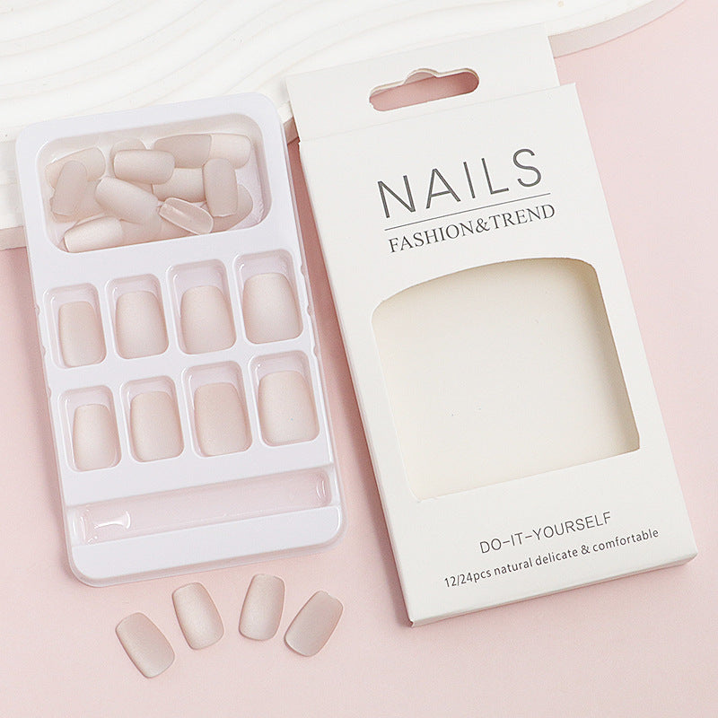 DIY Natural Finish Press-On Nail Tips Bowlift