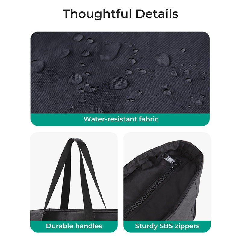 Spacious tote bag with side pockets Bowlift