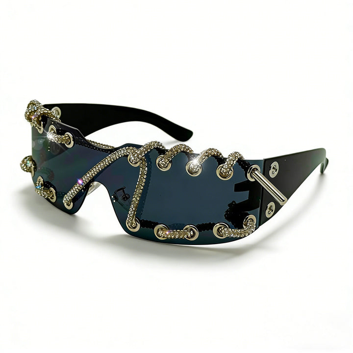 Women's sunglasses with unique lacing design Bowlift