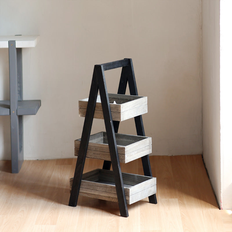Three-door wooden shelf with modern design Bowlift