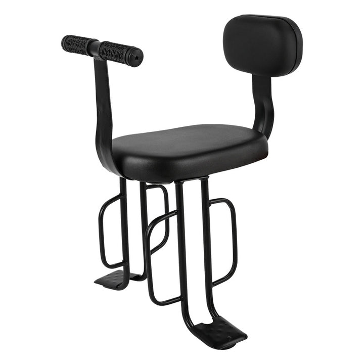 padded adjustable motorcycle passenger backrest and foldable footrest stool Bowlift