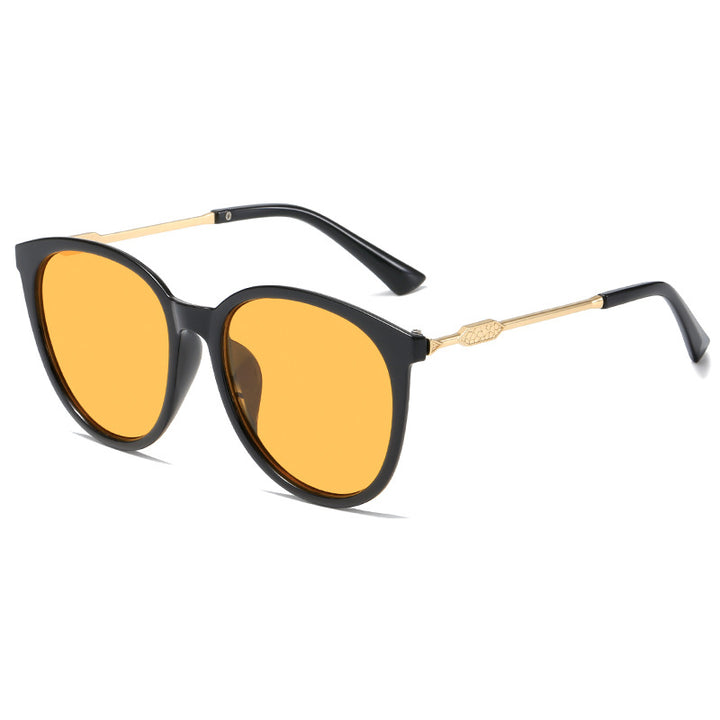 Women's Fashion Cat-Eye Sunglasses with Mirrored Lenses Bowlift