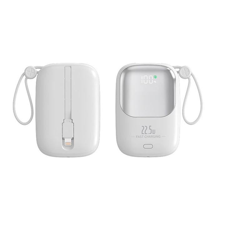 Compact pocket power bank with digital charging indicator Bowlift