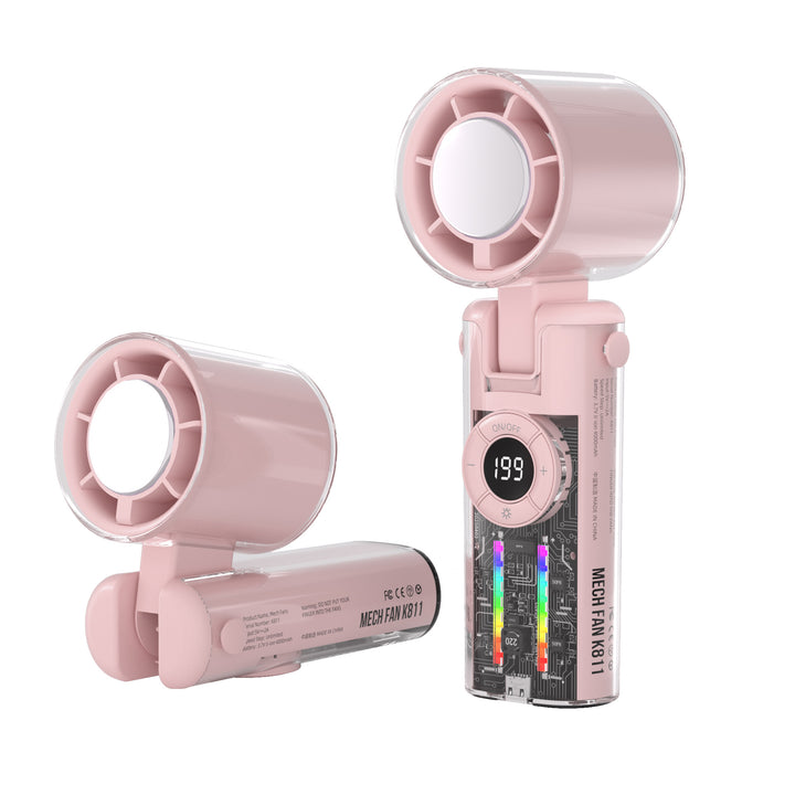 Portable Rechargeable Handheld Fan Bowlift