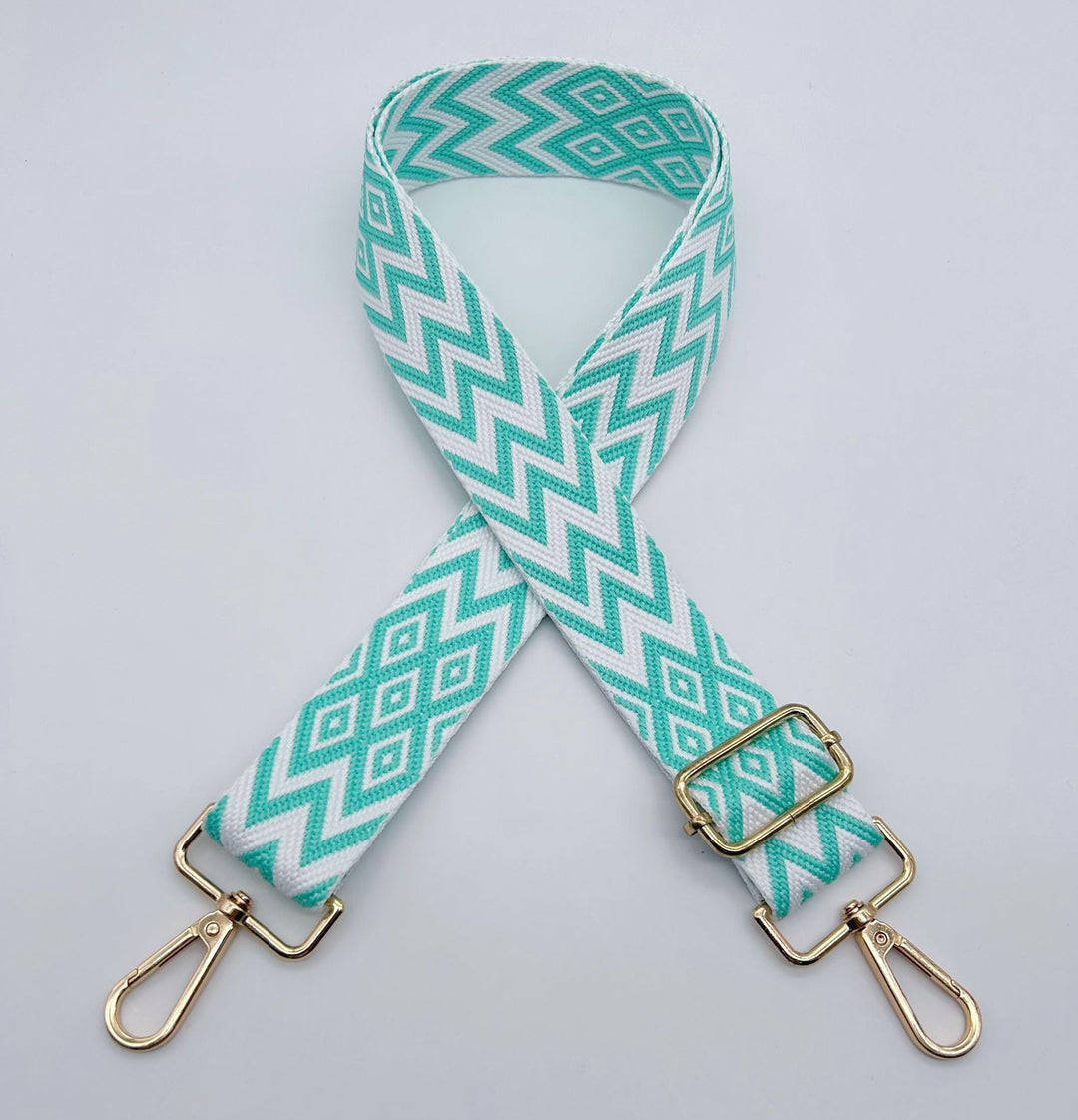 Adjustable Patterned Bag Strap Bowlift