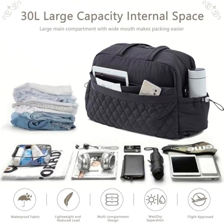 Stylish travel bag with practical compartments Bowlift