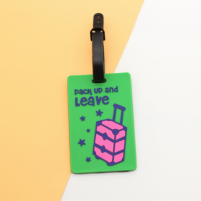 Unisex Travel-Themed Luggage Tag Bowlift