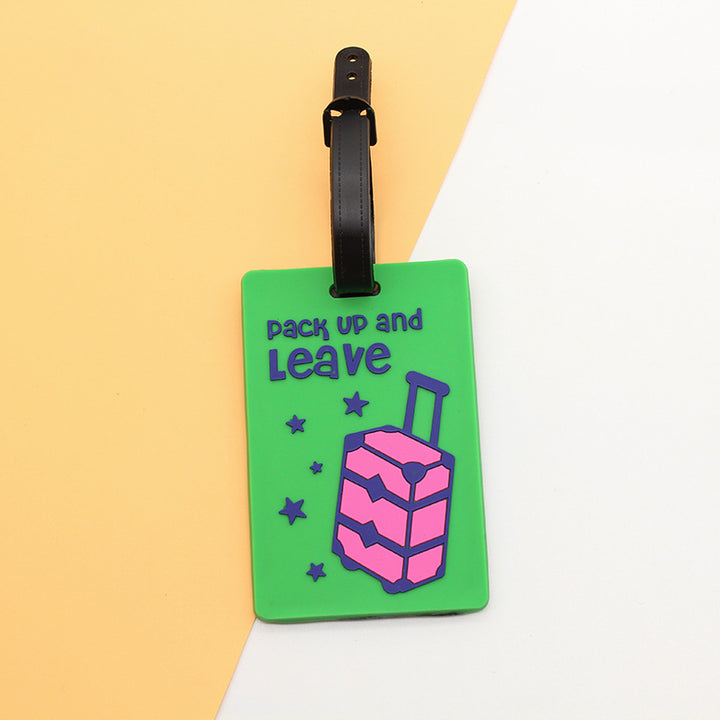 Unisex Travel-Themed Luggage Tag Bowlift