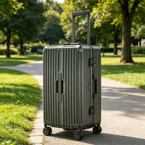 Unisex Durable Hard Shell Travel Suitcase Bowlift