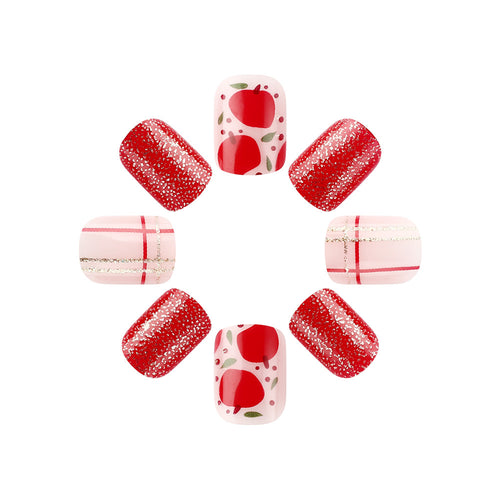 Artistic Press-On Nail Design Set Bowlift