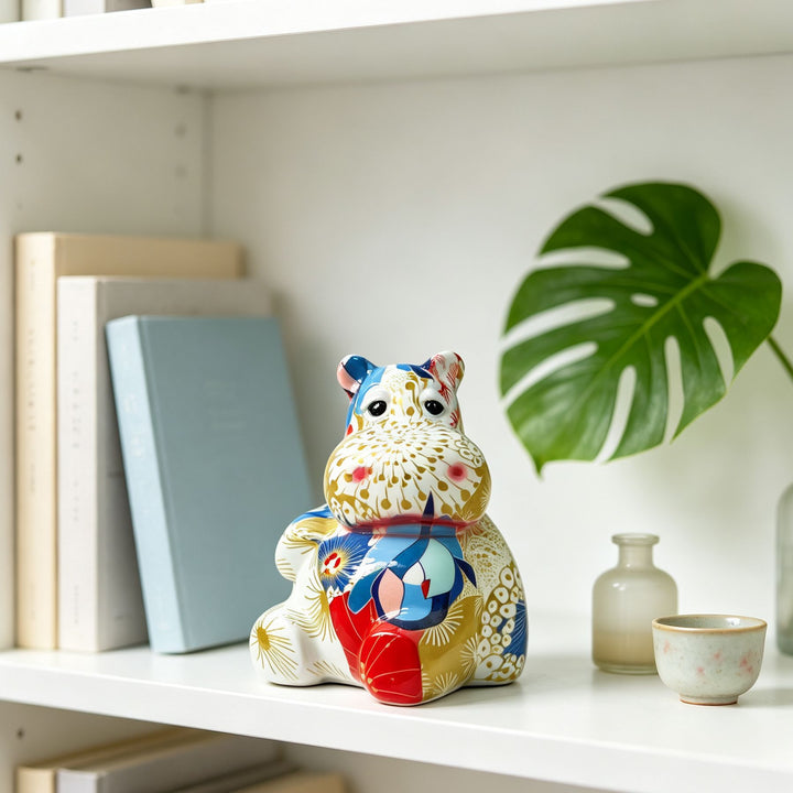 Decorative figure of a French Bulldog Bowlift