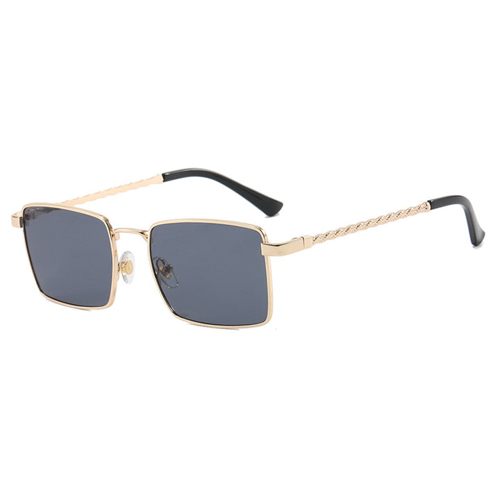Women's square sunglasses with elegant metal frame Bowlift
