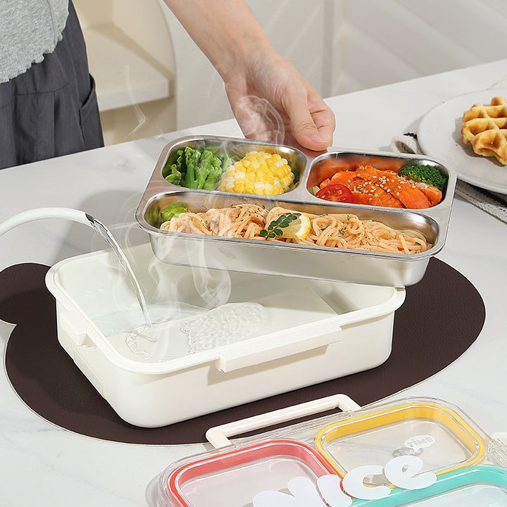 Multi-Compartment Food Storage Container with Airtight Seal