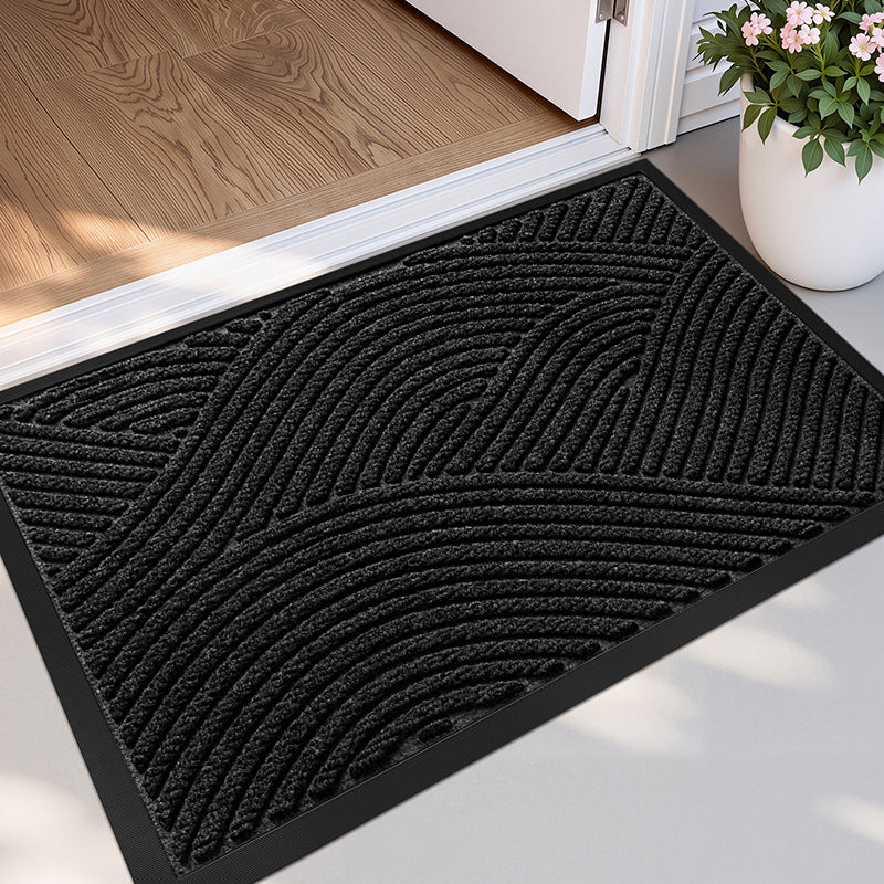 Textured Wave Design Entry Mat Bowlift