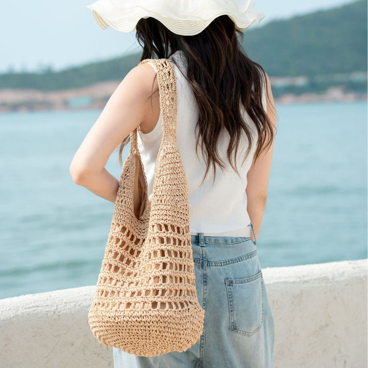 Fine Macrame Drawstring Bag Bowlift