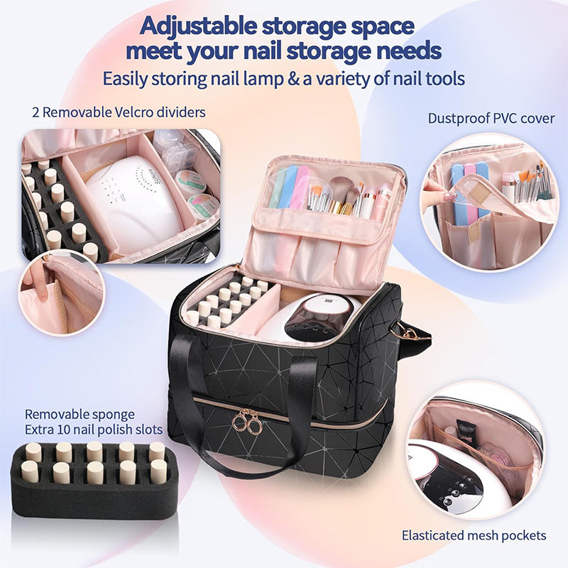 Luxurious Cosmetic Organizer Bag Bowlift
