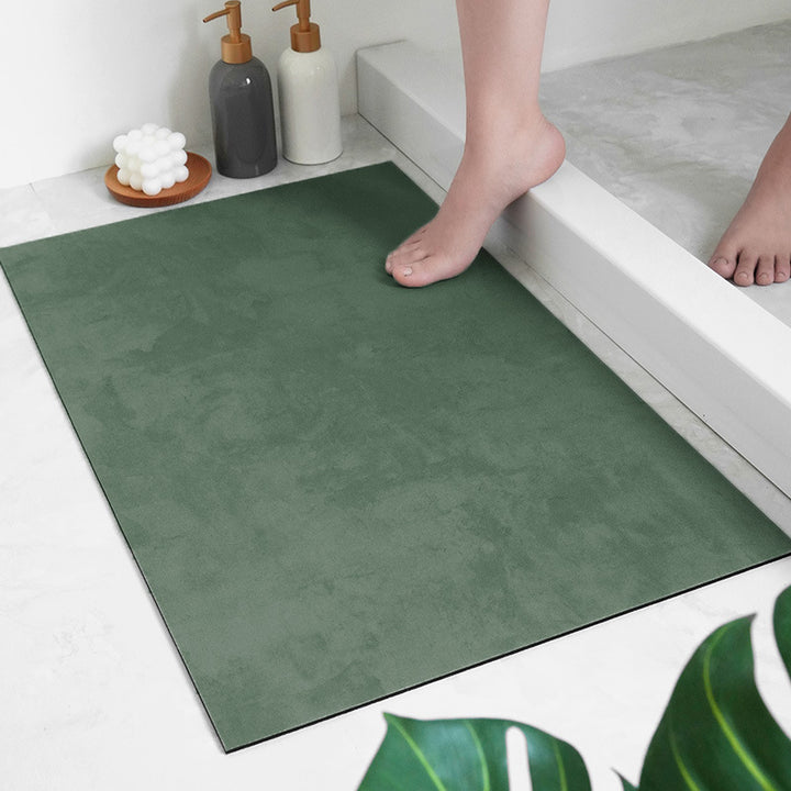 Microfiber Memory Foam Bath Mat with Non-Slip Backing Bowlift