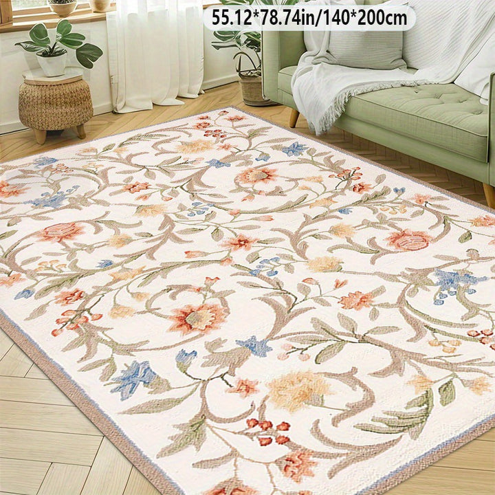 Floral Patterned Area Rug