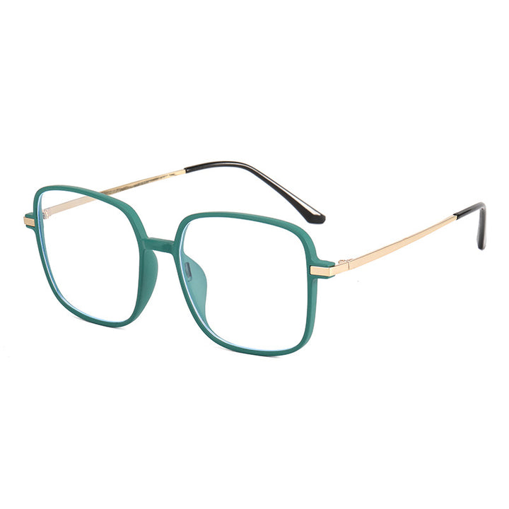 Women's square designer glasses with delicate metal frame Bowlift