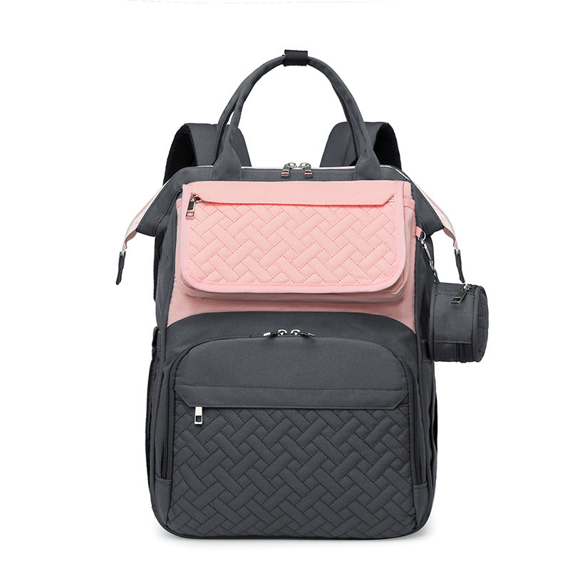 Multi-Functional Quilted Travel Backpack Bowlift