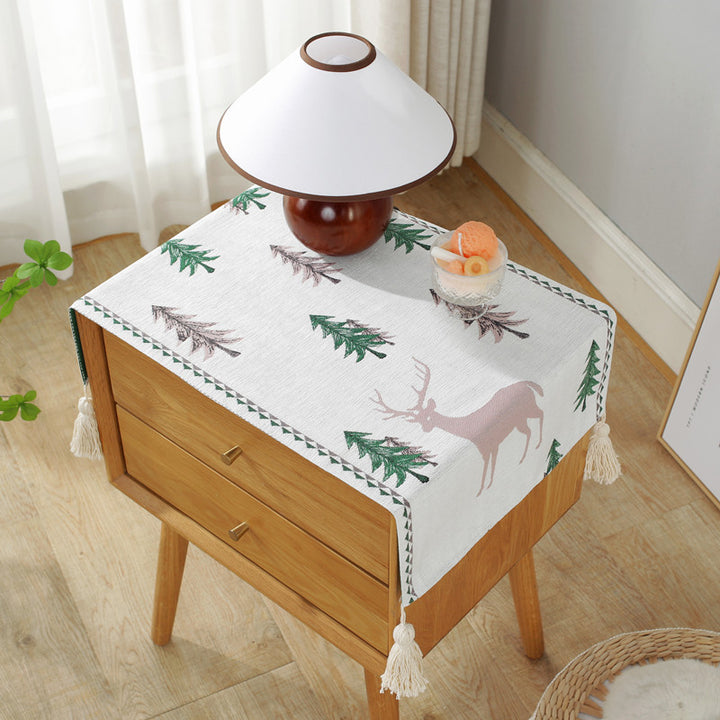 Decorative Fish Pattern Table Runner