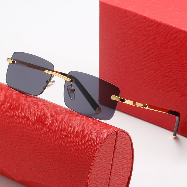 Ladies stylish sunglasses with elegant metal frame and polarized lenses Bowlift