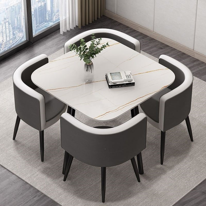 Modern Dining Table Set Bowlift