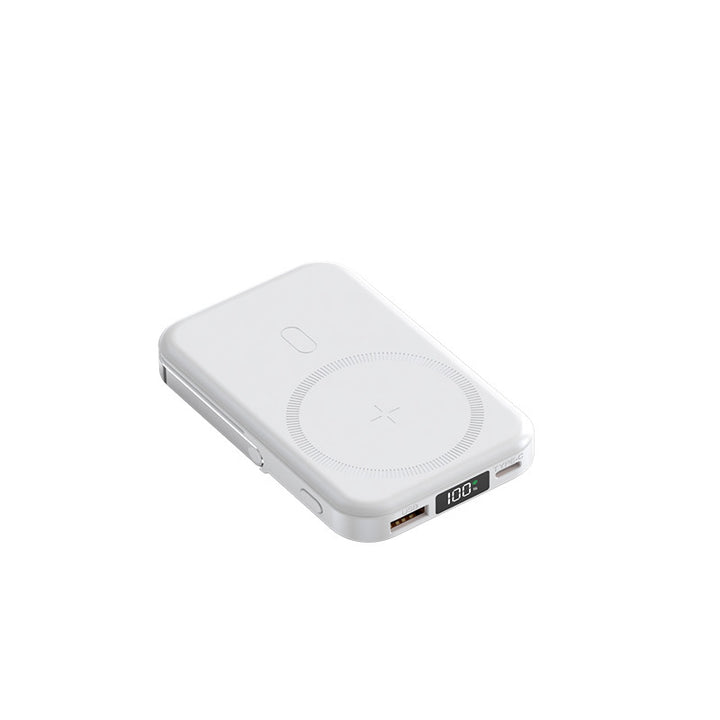 Portable Qi Powerbank with Digital Display Bowlift