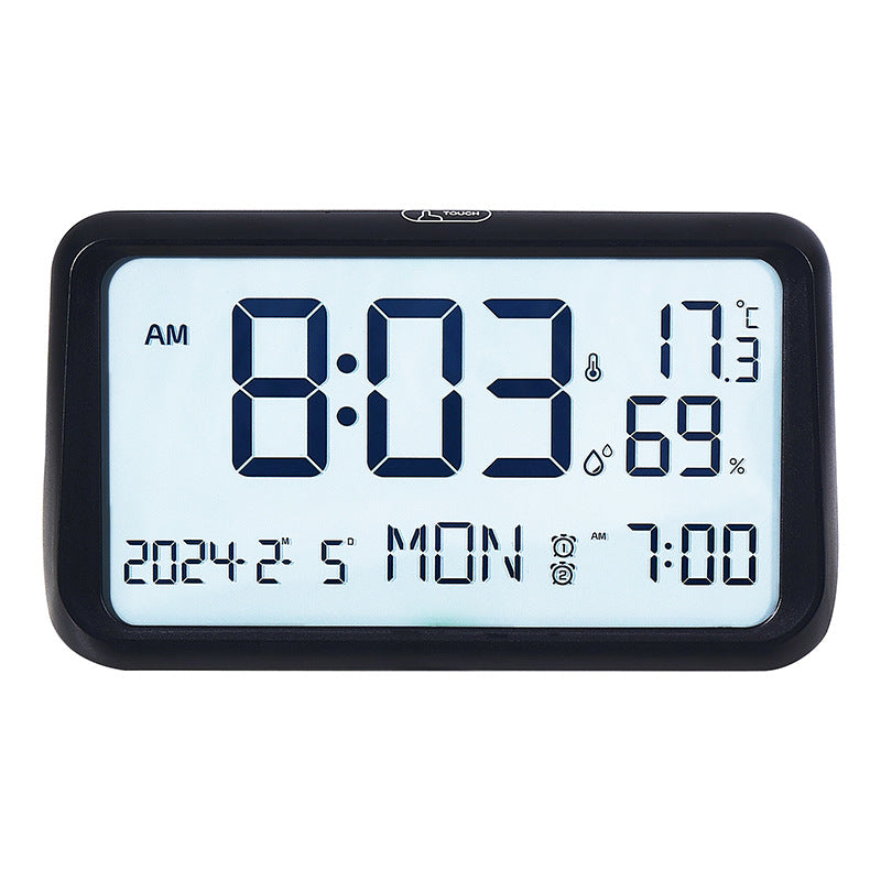 Digital Weather Alarm Clock with Hygrometer and Thermometer Bowlift